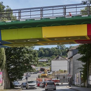 Legobrücke in Wuppertal...... Werner Schuffenhauer